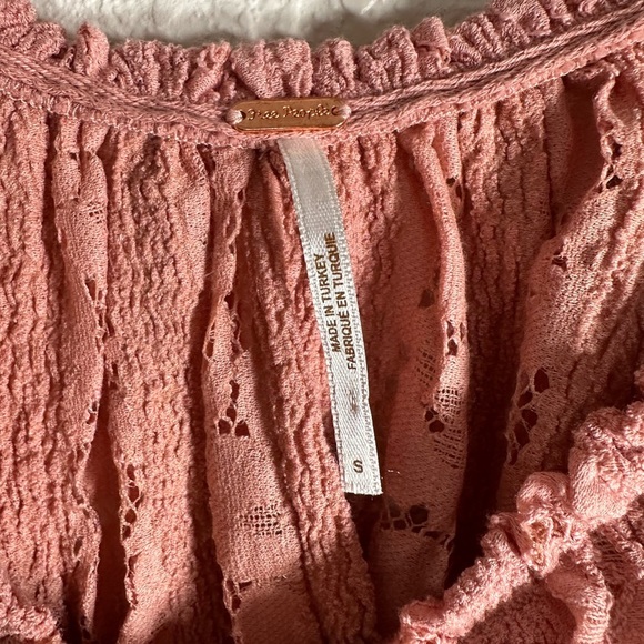 Free People Women's Stacey Convertible Lace Crop Top Small - Picture 6 of 7